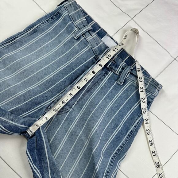 Boyish Jeans Womens 26 Blue Carter Striped They Made Me a Criminal Cotton Blend - Picture 12 of 15